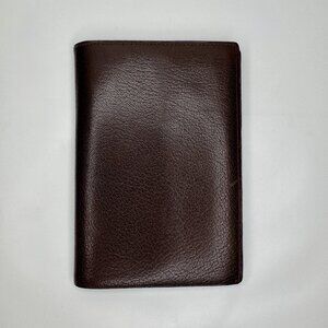 SOLD Rare Vintage Goyard Brown Genuine Leather Passport Holder Wallet